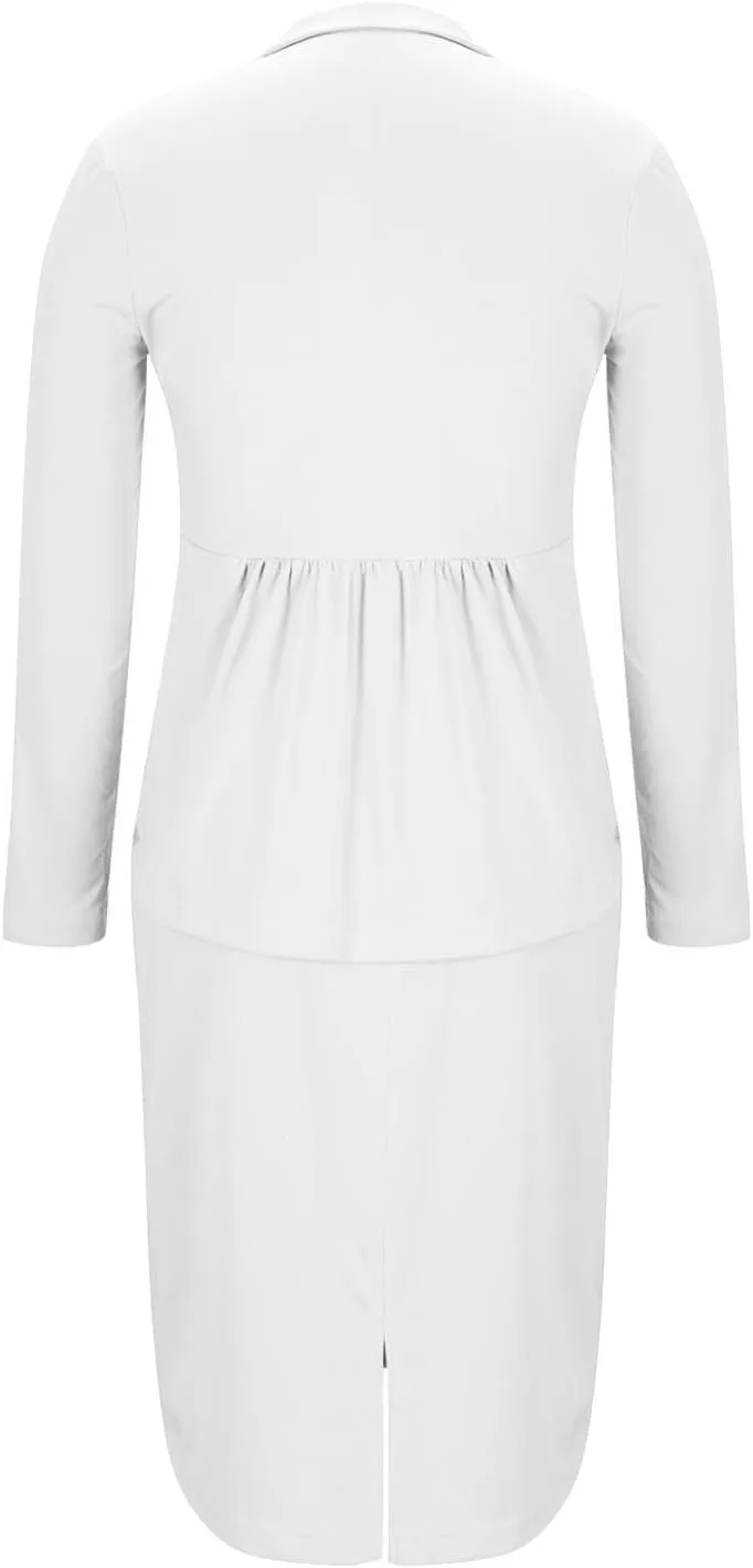 2 Piece Outfits for Women Formal Office Business Work Jacket Skirt Suit Set Blazer Jacket Skirt Set Pencil Dresses