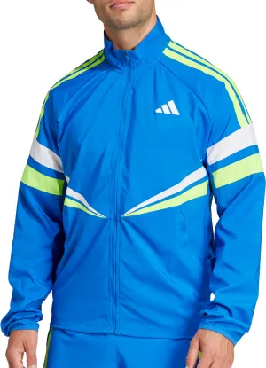 adidas Adizero Retro Mens Running Jacket - Blue