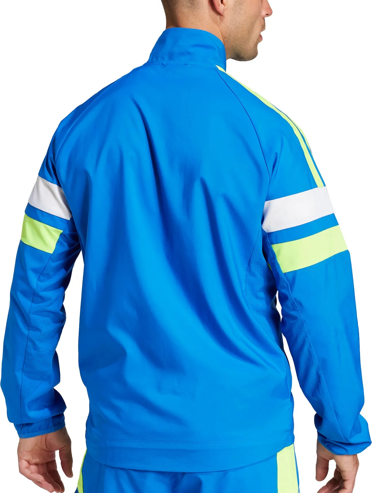 adidas Adizero Retro Mens Running Jacket - Blue
