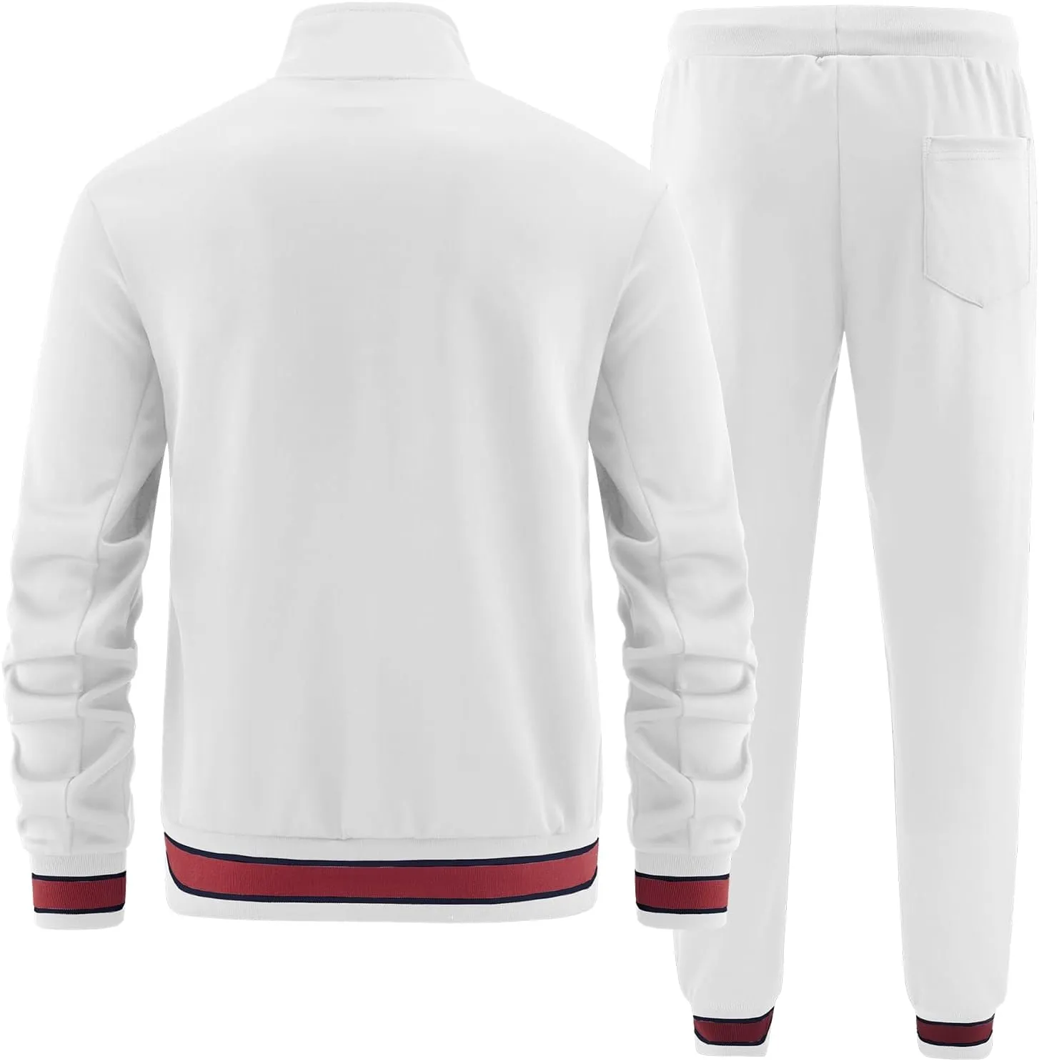 ANOTWENER Men's Casual 2 Piece Tracksuit Sets Long Sleeve Full Zip Jacket and Sweatpants Jogging Sport Outfits Sweatsuits