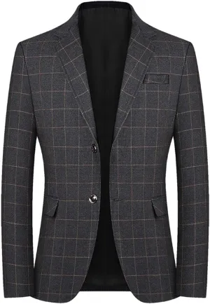 Blazer for Men Fashion Bassic Fit Sport Coat Formal Business Leisure Suit Trendy Tops Dressy Wedding Outfits 2023