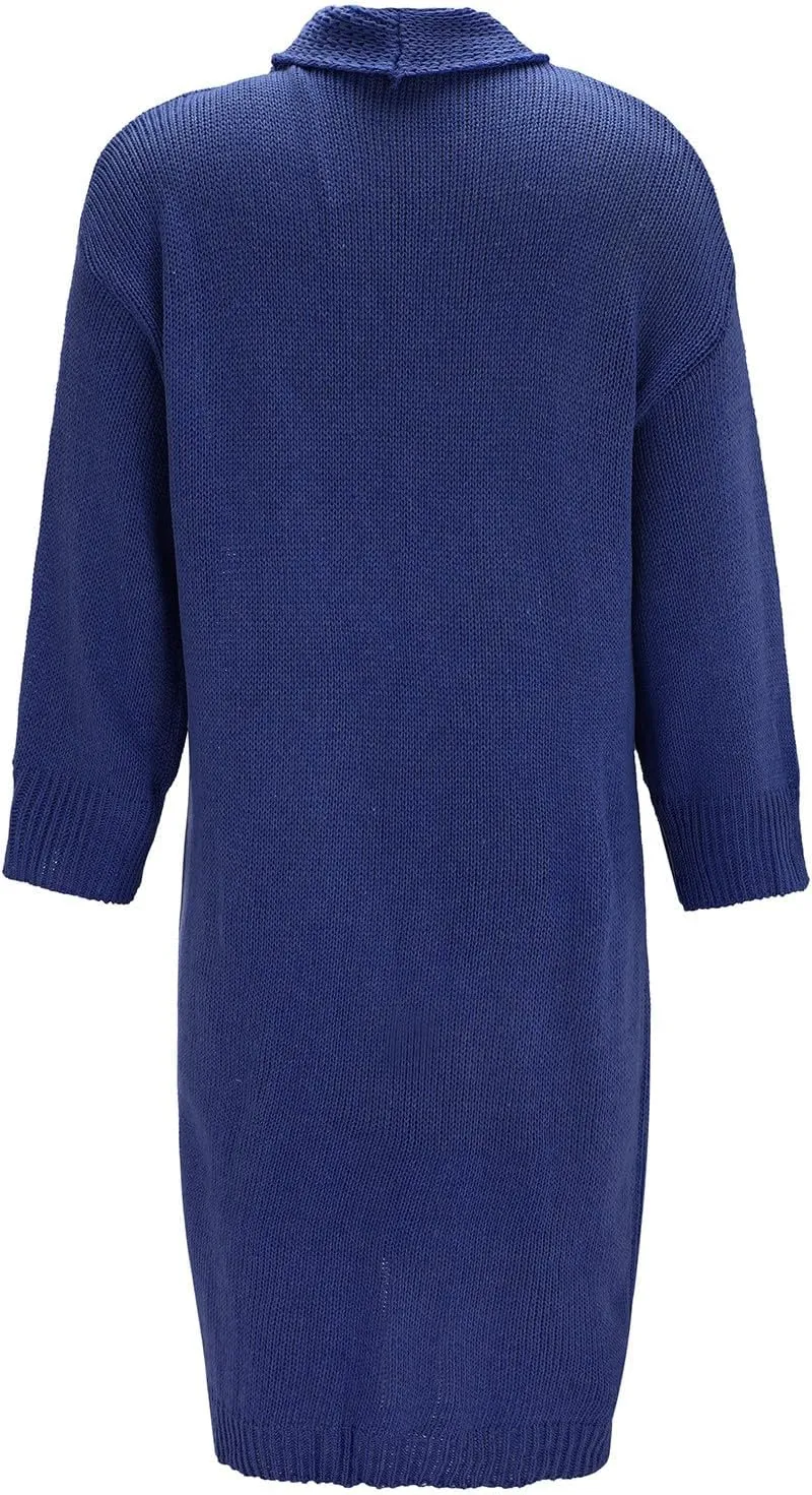 Cardigans for Women Casual Long Sleeve Button Sweater Cardigan Coat Loose Coarse Yarn Time Halloween Cardigan for