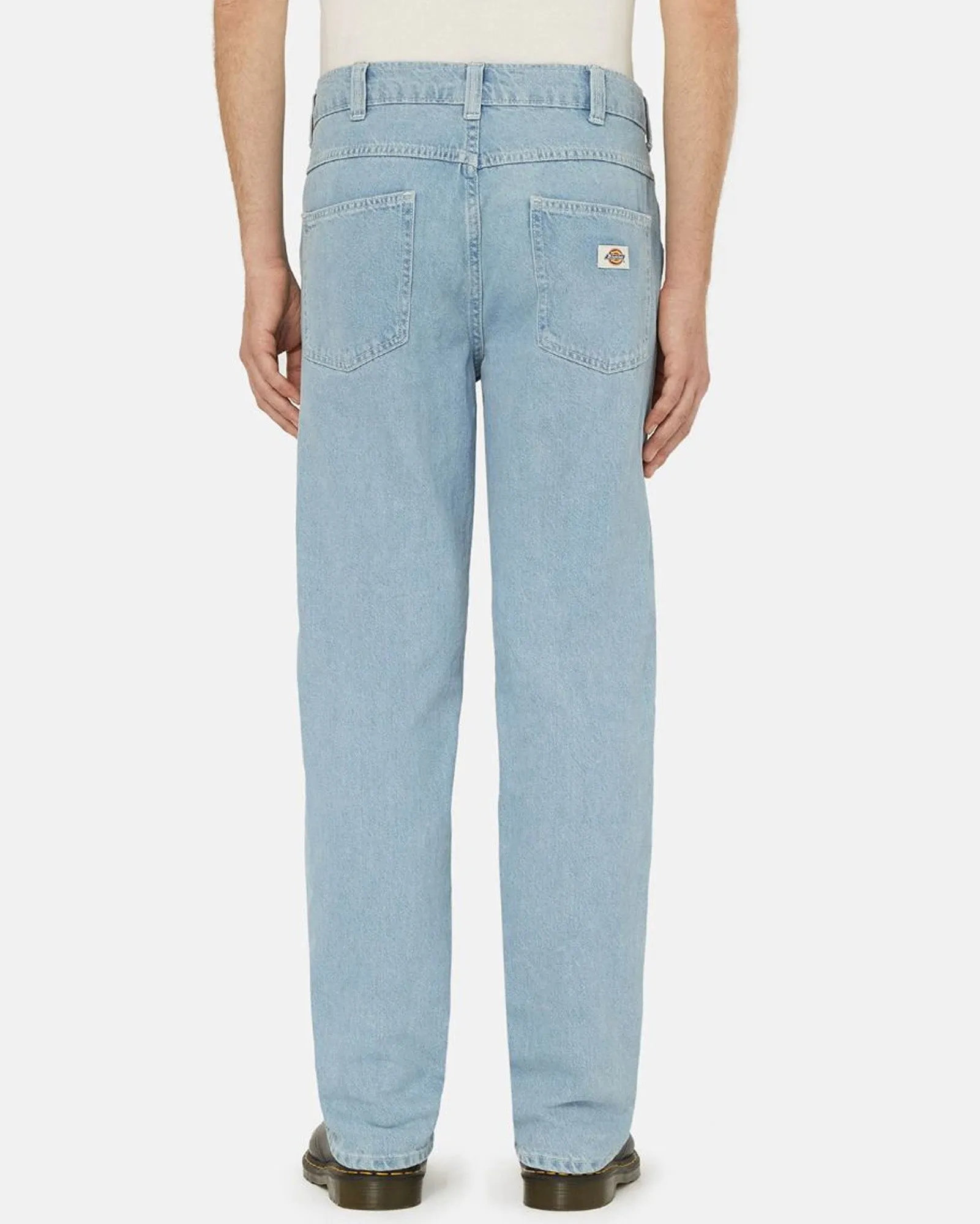 Dickies Houston Relaxed Straight Mens Jeans - Vintage Aged Blue