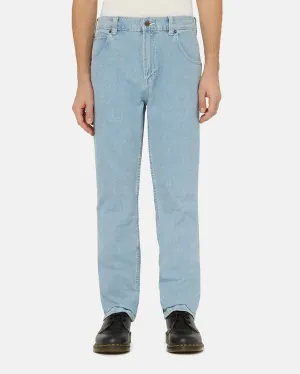Dickies Houston Relaxed Straight Mens Jeans - Vintage Aged Blue
