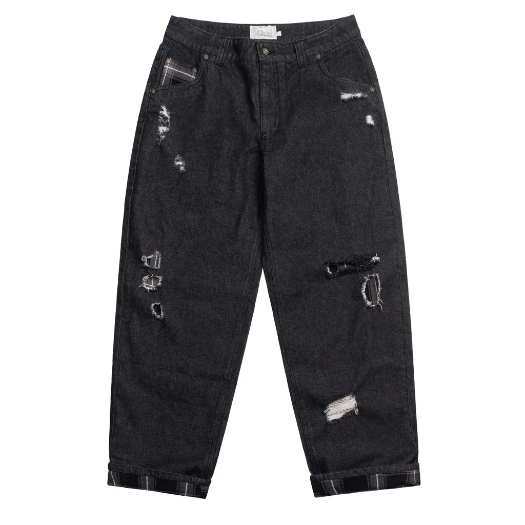 Dime - Secret Baggy Denim Pants (Black Washed) *SALE