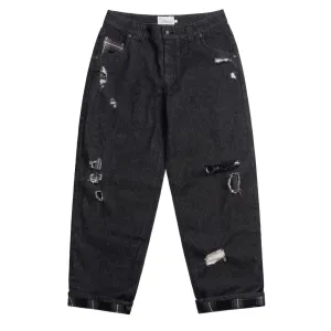 Dime - Secret Baggy Denim Pants (Black Washed) *SALE