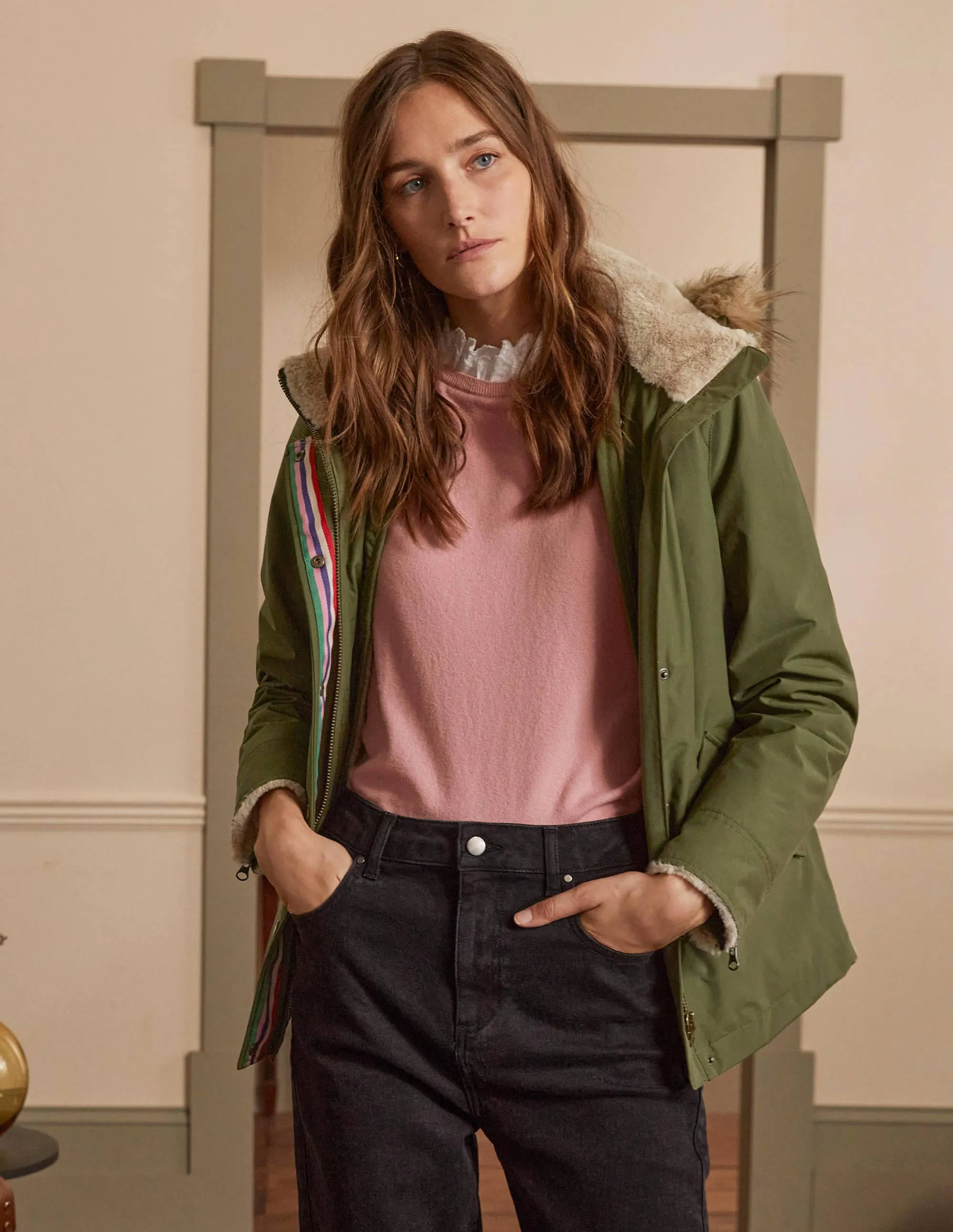 Dunbar Waterproof Jacket-Oregano