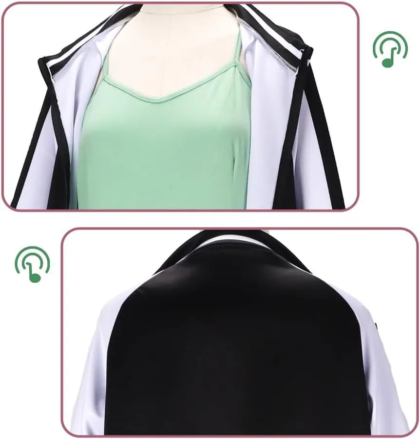 Hiroi Kikuri Cosplay Costume Green Dress Coat Suit Goto Hitori Sportswear Cosplay Outfits Anime Party Halloween Costume