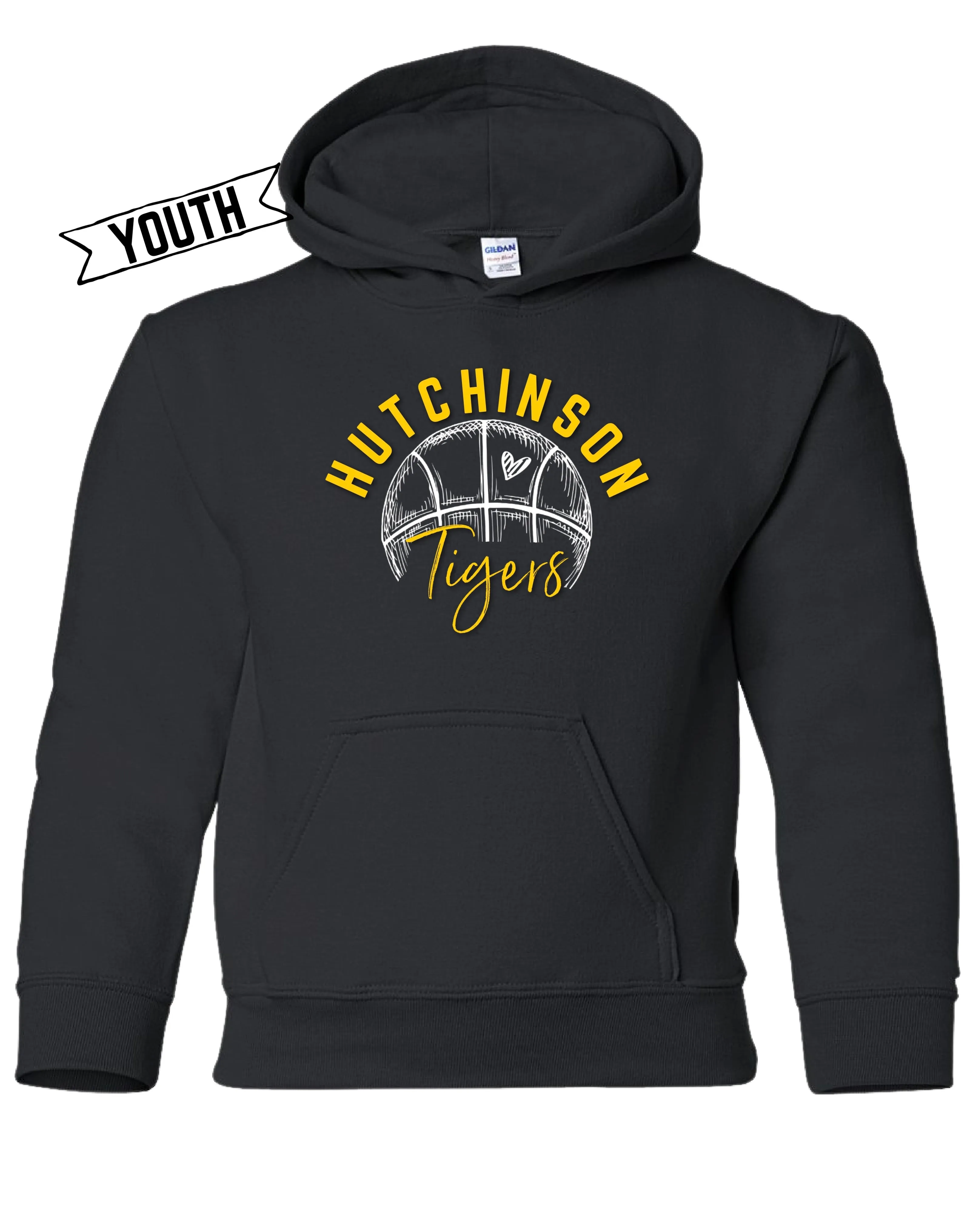 Hutchinson Tigers YOUTH Tee/Crew Neck/ Hoodie