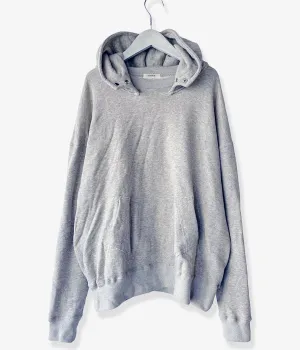 INTERIM/HYPER BIG LOOP WHEEL SIDE SEAMLESS AFTER HOODED SWEAT PARKA (GRAY)
