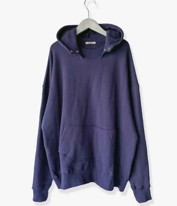 INTERIM/HYPER BIG LOOP WHEEL SIDE SEAMLESS AFTER HOODED SWEAT PARKA (NASU)