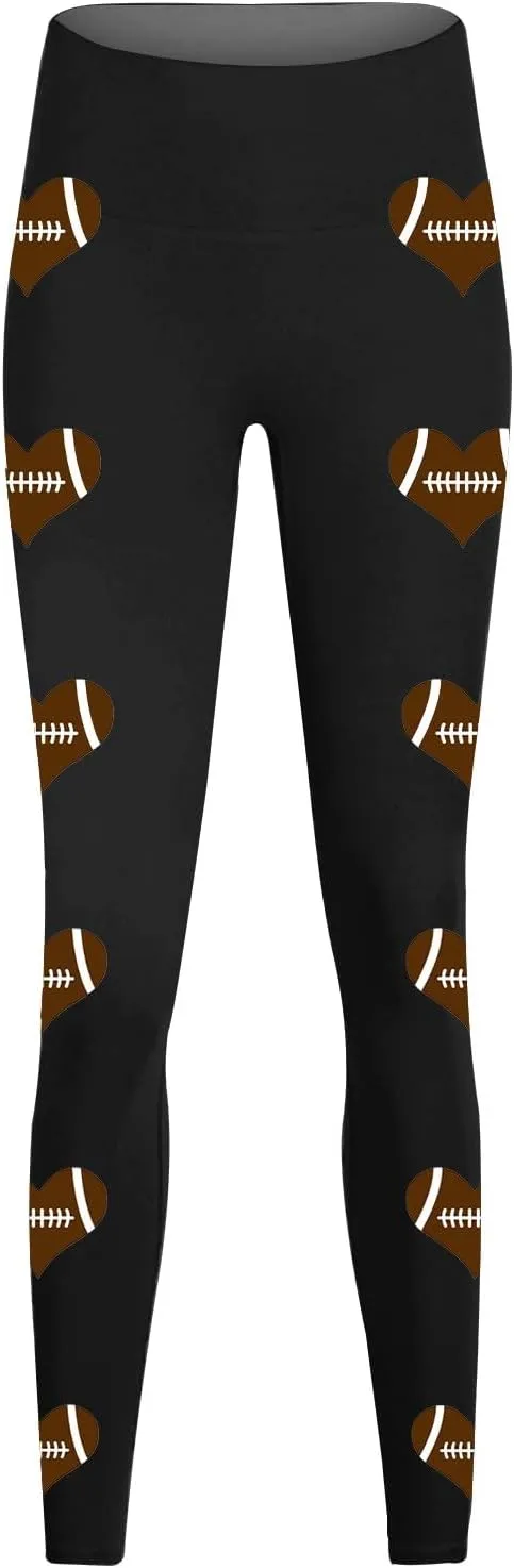 LCMTWX High Waisted Workout Leggings for Women Athletic Running Leggings Print Yoga Pants Leggings with Pockets for Women