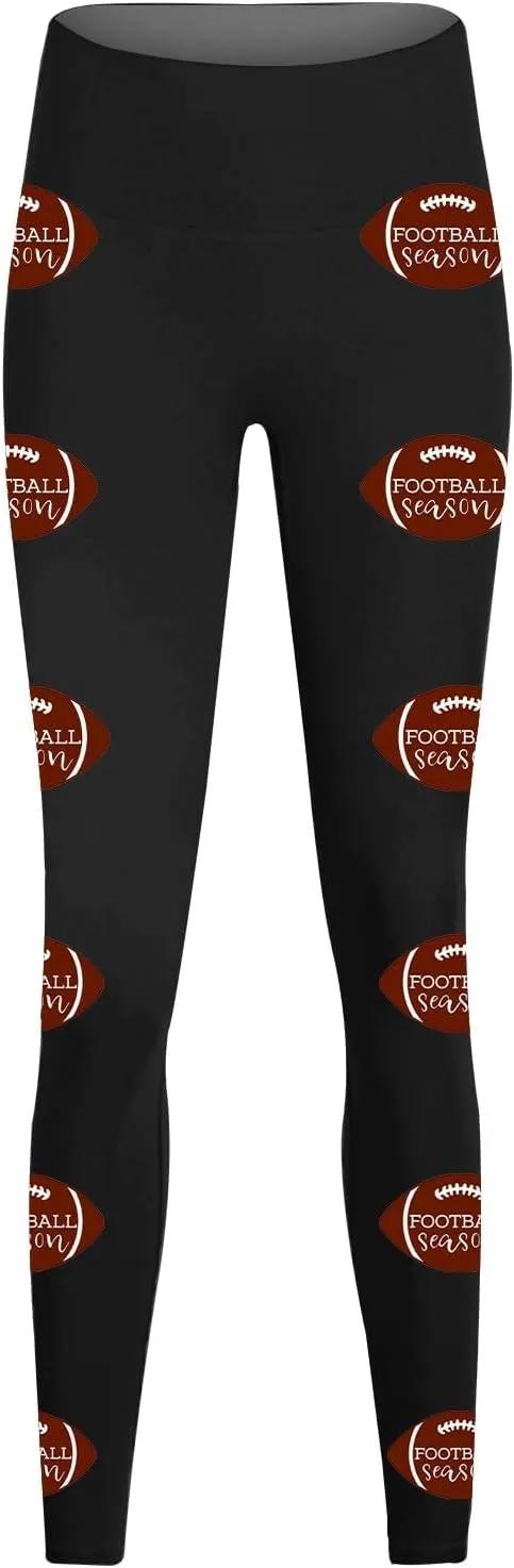 LCMTWX High Waisted Workout Leggings for Women Athletic Running Leggings Print Yoga Pants Leggings with Pockets for Women