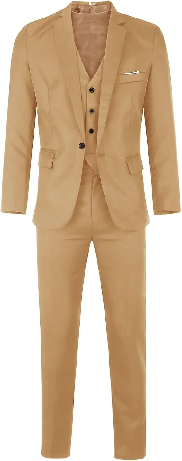 LCMTWX Jackets For Men 2024 Business Wedding Party Jacket Vest & Pants Coat Travel Blazer Linen Jacket Business Casual