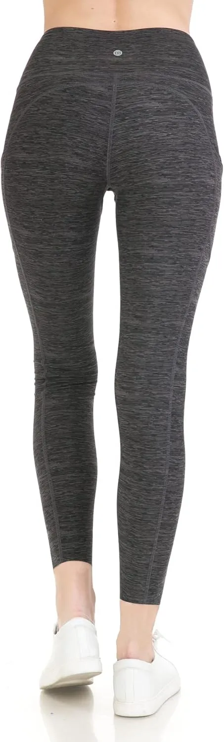 Leggings Depot High Waist 7/8 Leggings for Women Workout Yoga Pants with Pockets