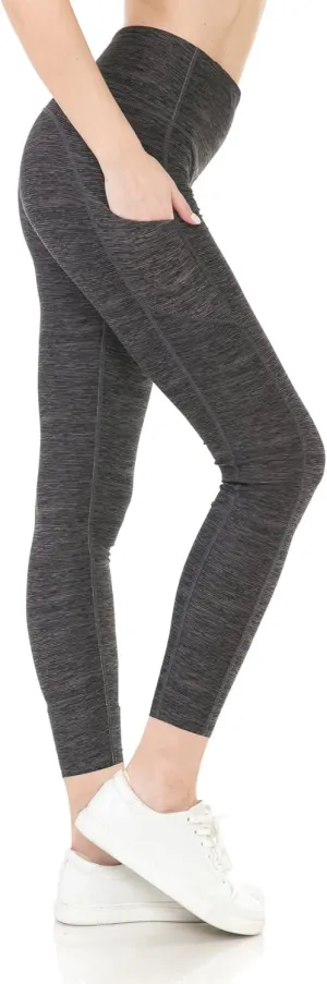 Leggings Depot High Waist 7/8 Leggings for Women Workout Yoga Pants with Pockets