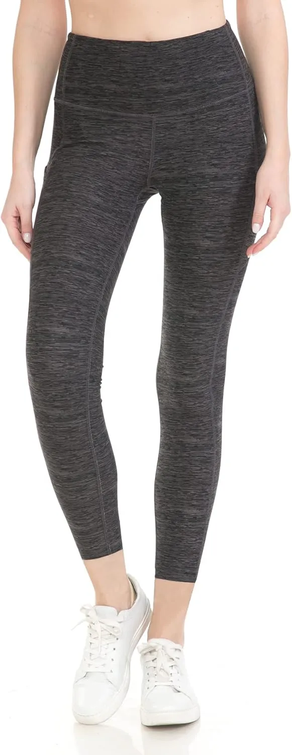 Leggings Depot High Waist 7/8 Leggings for Women Workout Yoga Pants with Pockets