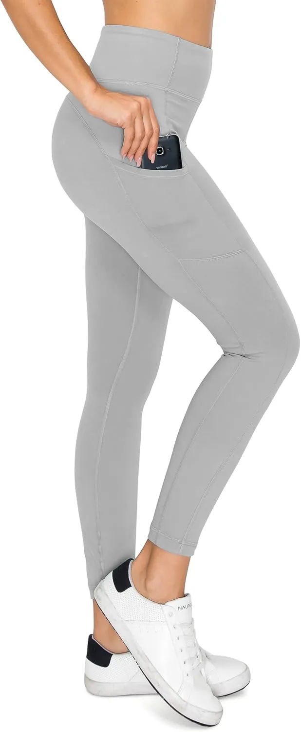 Leggings Depot High Waist 7/8 Leggings for Women Workout Yoga Pants with Pockets