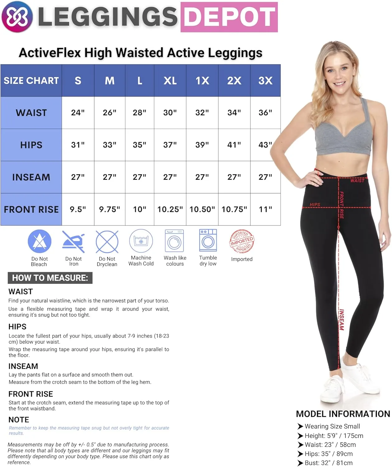 Leggings Depot Women's ActiveFlex Leggings Athletic Pants for Women - Classic and Yoga