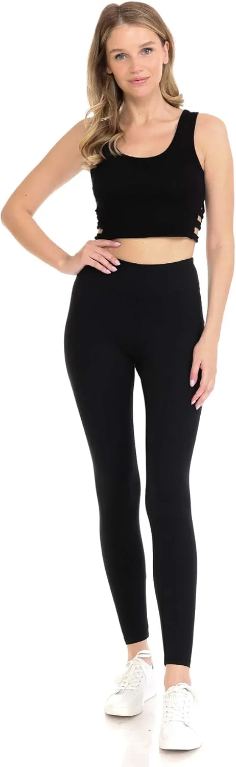 Leggings Depot Women's ActiveFlex Leggings Athletic Pants for Women - Classic and Yoga
