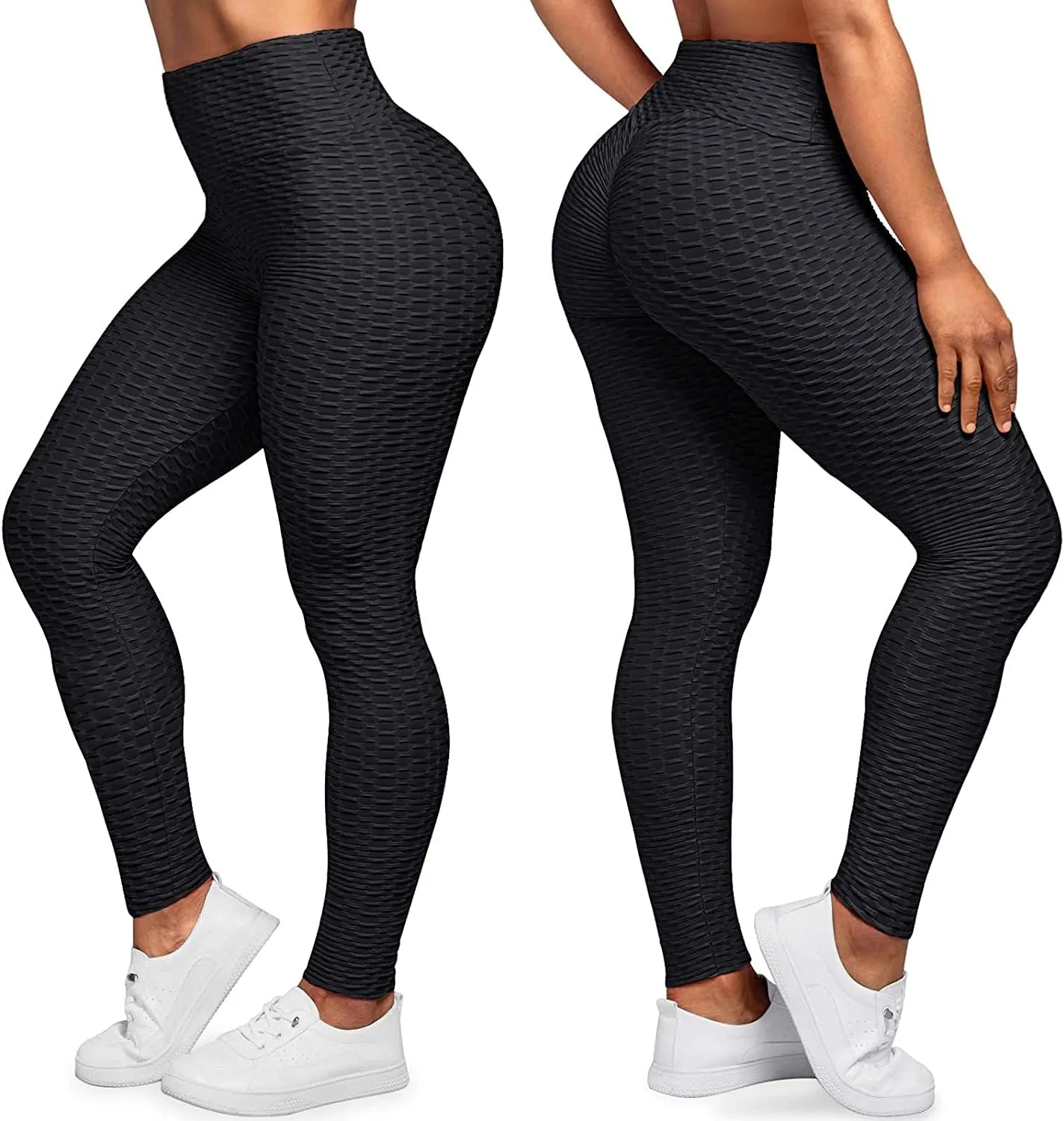 Leggings for Women Butt Lifting Leggings High Waisted Booty Yoga Pants Tummy Control Workout Leggings Tights