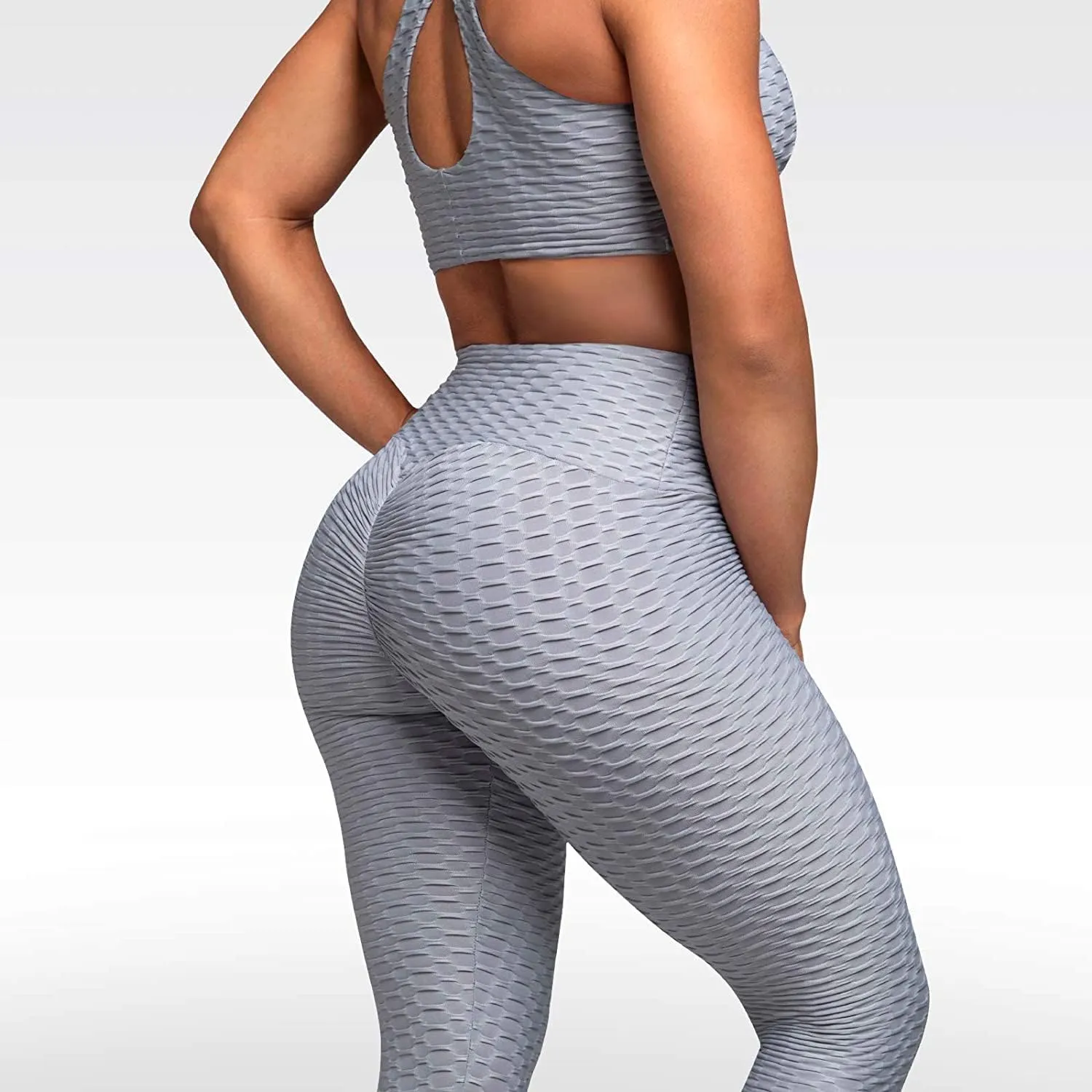 Leggings for Women Butt Lifting Leggings High Waisted Booty Yoga Pants Tummy Control Workout Leggings Tights
