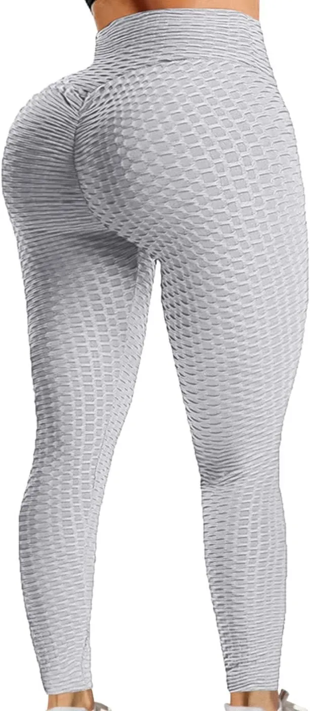 Leggings for Women Butt Lifting Leggings High Waisted Booty Yoga Pants Tummy Control Workout Leggings Tights