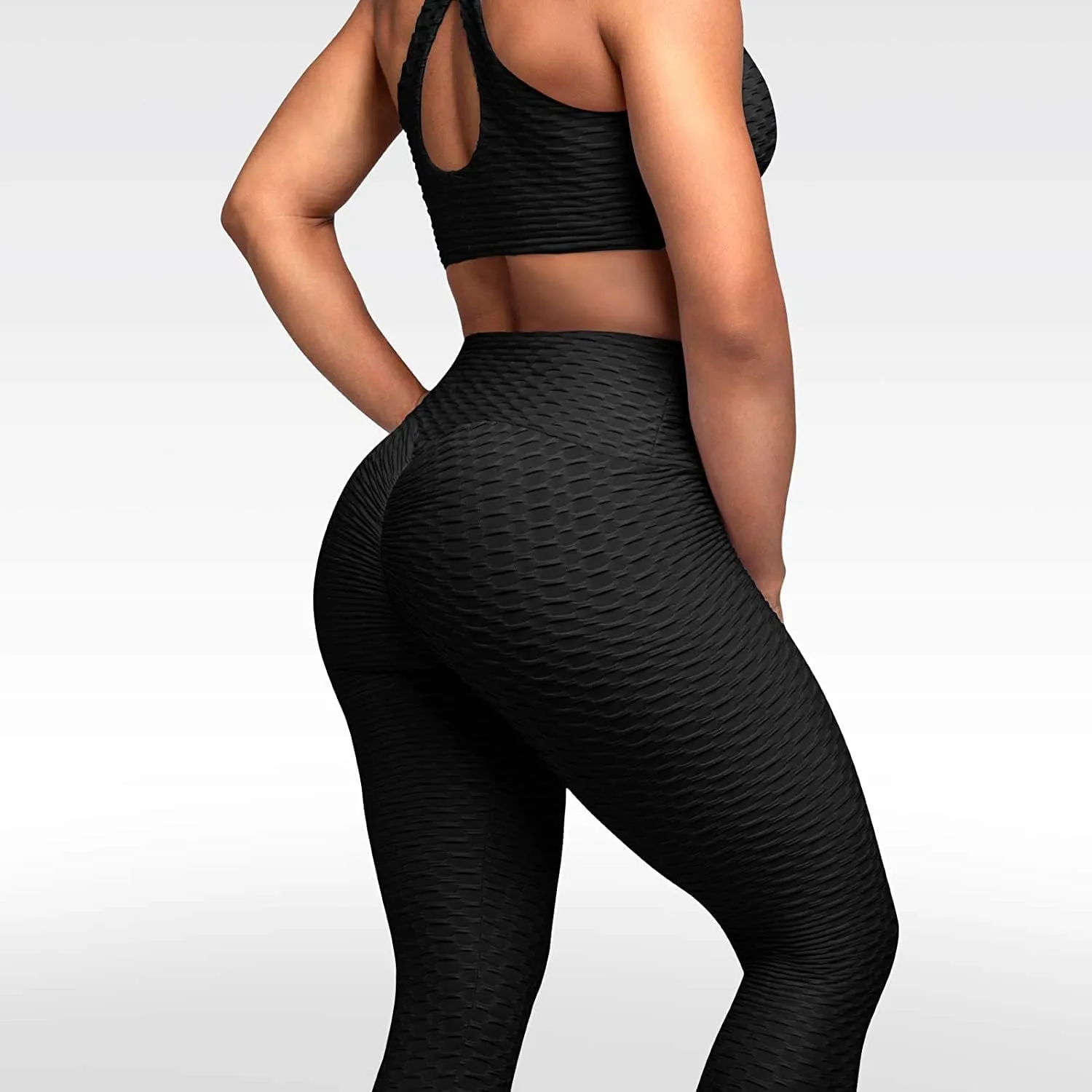 Leggings for Women Butt Lifting Leggings High Waisted Booty Yoga Pants Tummy Control Workout Leggings Tights