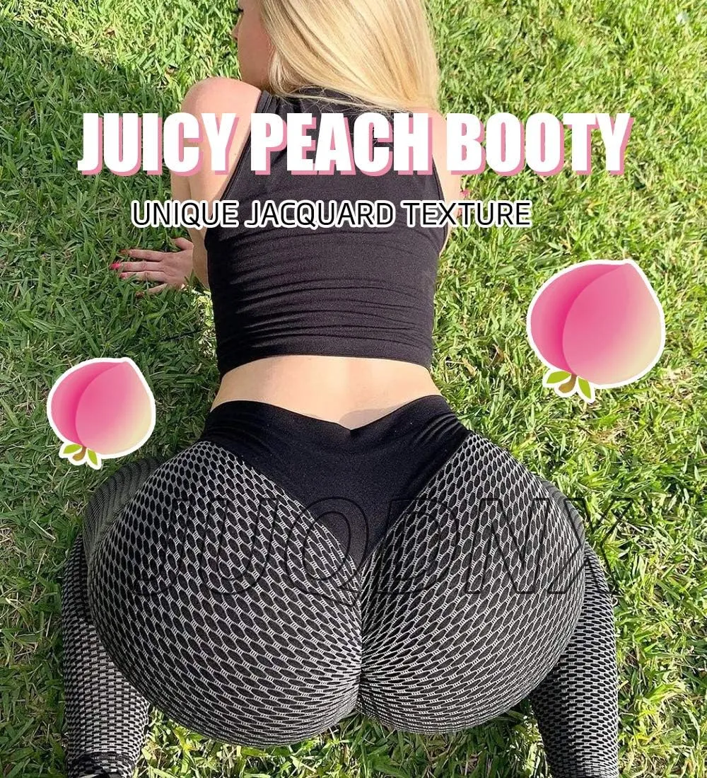 Leggings for Women Butt Lifting Leggings High Waisted Booty Yoga Pants Tummy Control Workout Leggings Tights