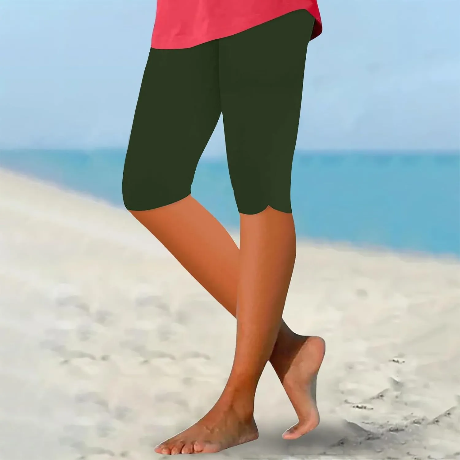 Leggings for Women Workout Casual Stretch Leggings Trousers Summer Elastic Pants Athletic Sweatpants