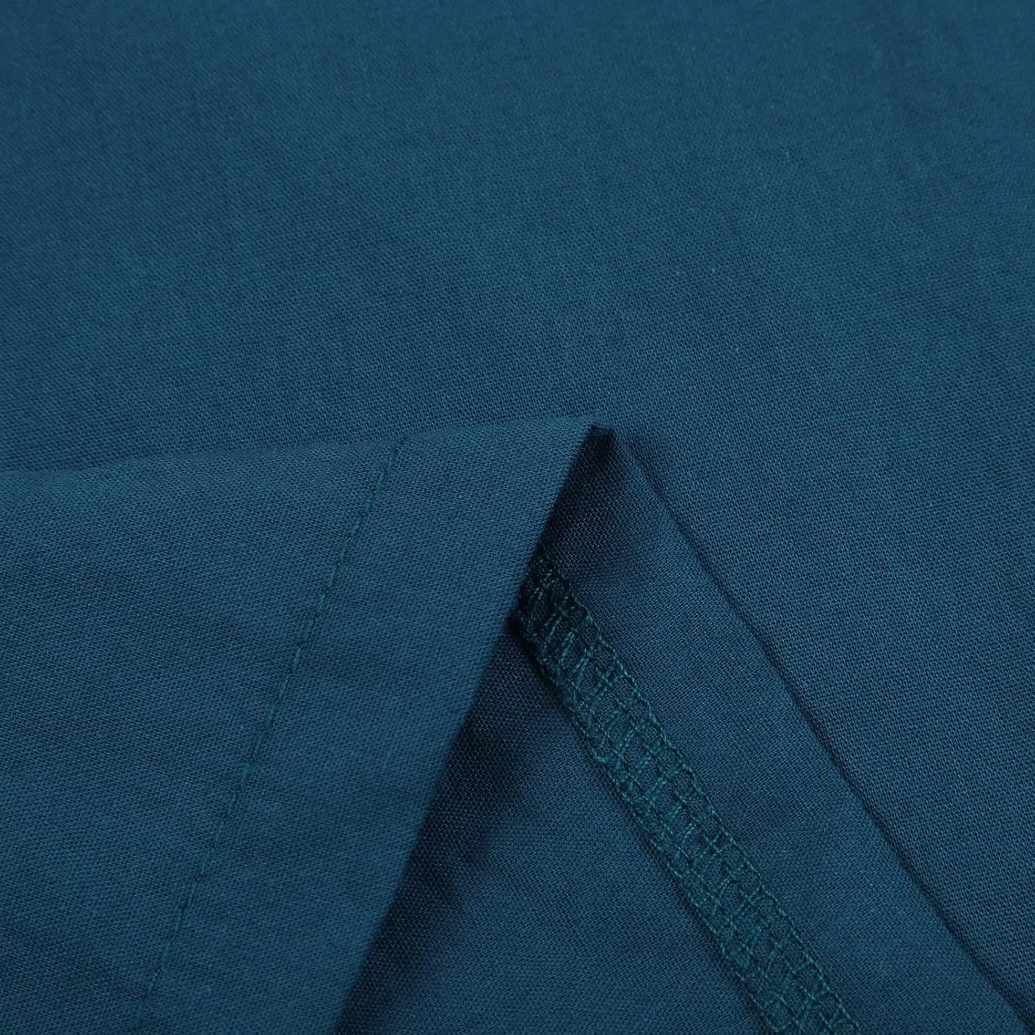 Linen Shirts for Men 3/4 Sleeve V Neck Pullover Henley Shirts Summer Solid Loose Fit Yoga Vocation Beach Shirts Tunic