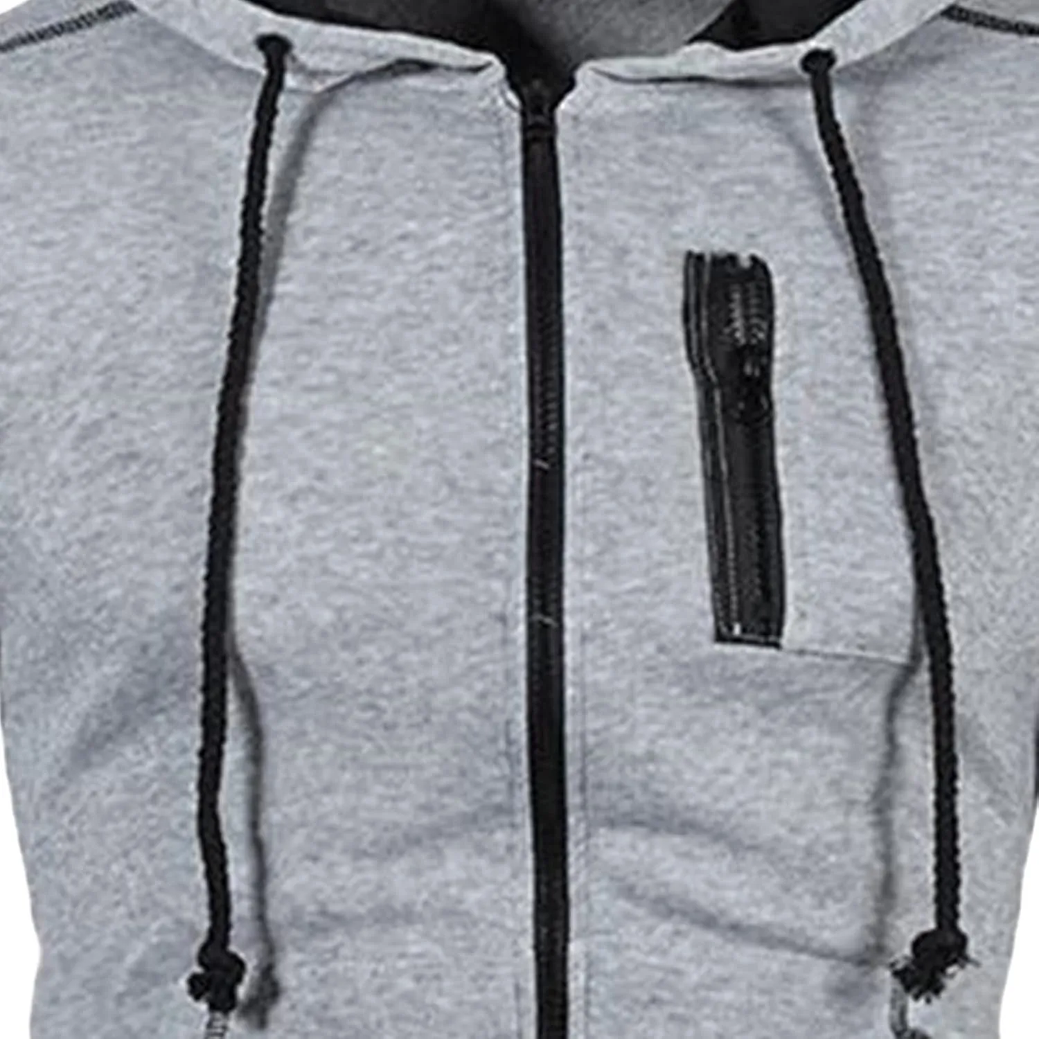 Maiyifu-GJ Men's Full Zip Casual Hoodies Long Sleeve Fleece Sports Hoodie Lightweight Hooded Sweatshirts with Zip Pockets