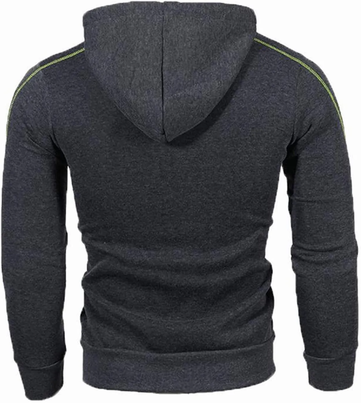 Maiyifu-GJ Men's Full Zip Casual Hoodies Long Sleeve Fleece Sports Hoodie Lightweight Hooded Sweatshirts with Zip Pockets