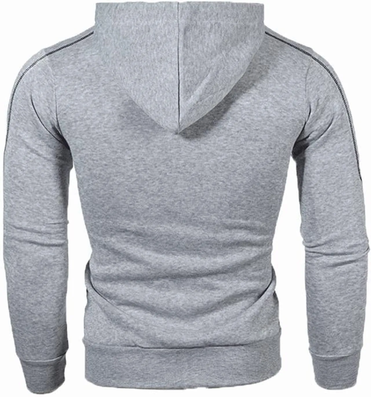 Maiyifu-GJ Men's Full Zip Casual Hoodies Long Sleeve Fleece Sports Hoodie Lightweight Hooded Sweatshirts with Zip Pockets