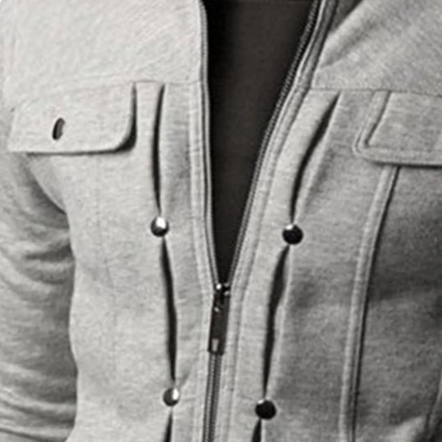 Maiyifu-GJ Men's Winter Casual Military Jacket Fall Full Zipper Stand Collar Coat Lightweight Slim Fit Windbreaker Outwear