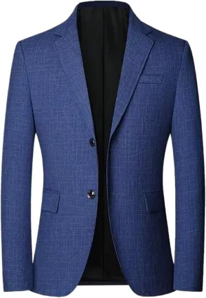 Men Plaid Blazers Jackets Business Formal Wear Suits Jackets Coats Spring Autumn Male Casual Slim Fit Blazers