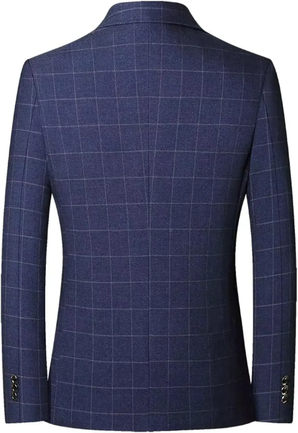 Men Plaid Blazers Jackets Business Formal Wear Suits Jackets Coats Spring Autumn Male Casual Slim Fit Blazers
