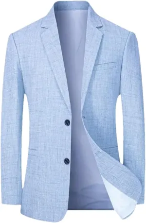 Men Thin Blazers Jackets Men Business Casual Suit Coats Men Spring Summer Formal Slim Fit Blazers Jackets