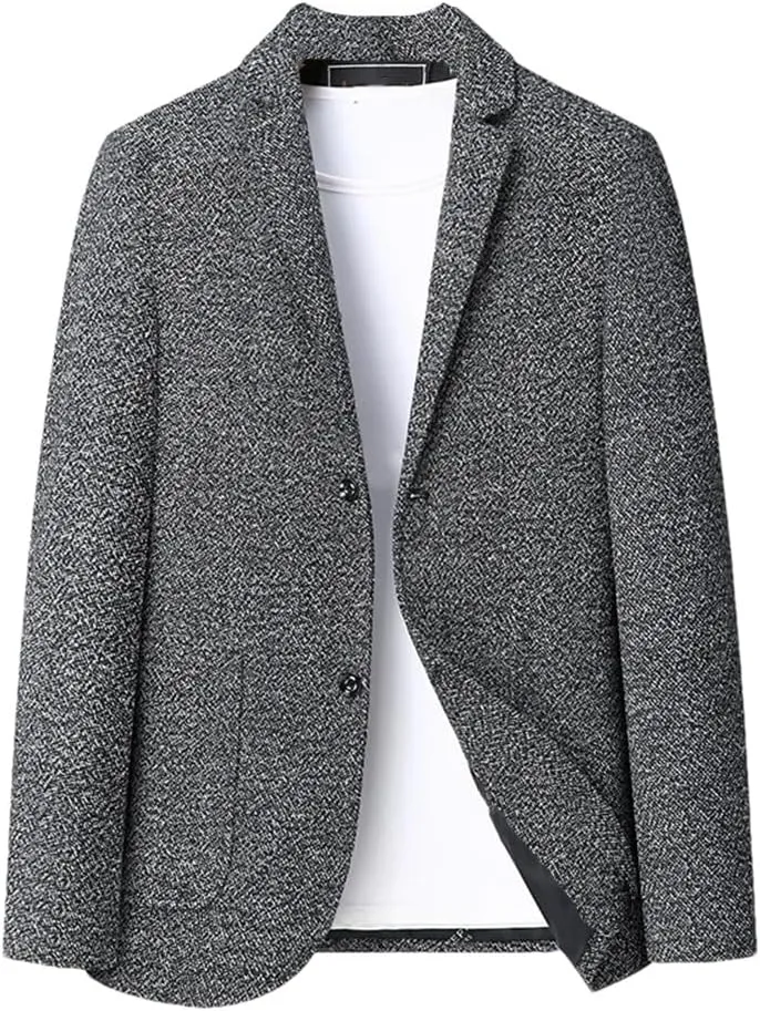 Men's Blazers Jacket Autumn Winter Men's Business Suit Coat Men's Formal Party Wedding Plus Size Blazers Coats