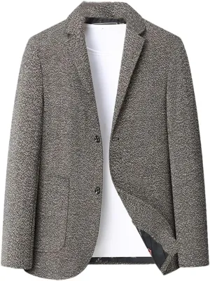 Men's Blazers Jacket Autumn Winter Men's Business Suit Coat Men's Formal Party Wedding Plus Size Blazers Coats