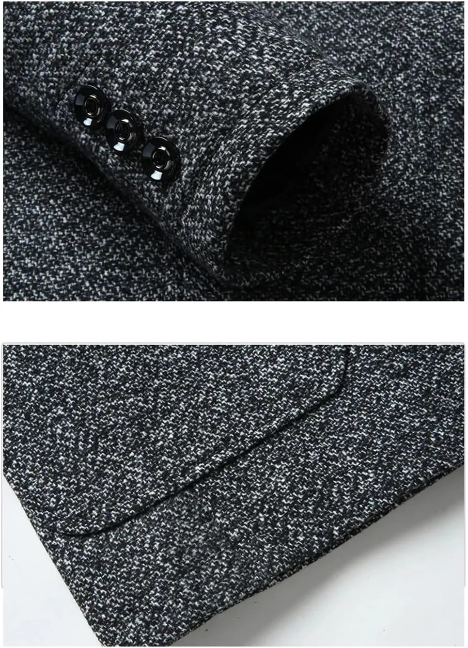 Men's Blazers Jacket Autumn Winter Men's Business Suit Coat Men's Formal Party Wedding Plus Size Blazers Coats