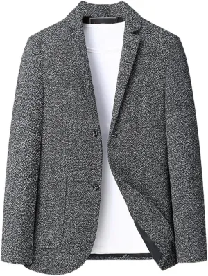 Men's Blazers Jacket Autumn Winter Men's Business Suit Coat Men's Formal Party Wedding Plus Size Blazers Coats