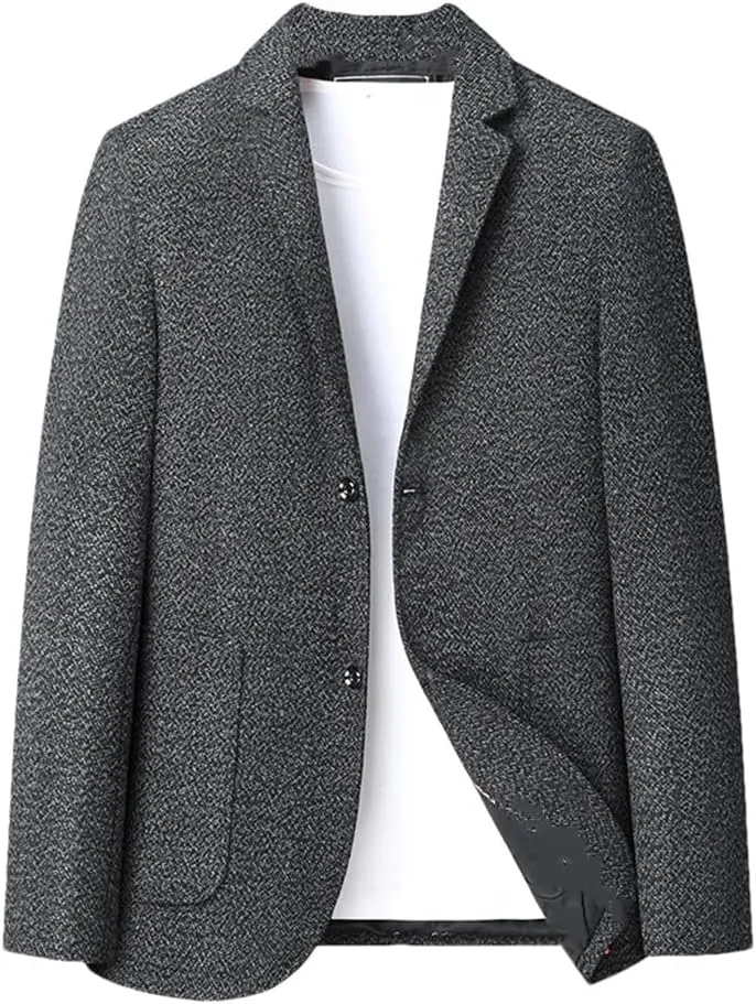 Men's Blazers Jacket Autumn Winter Men's Business Suit Coat Men's Formal Party Wedding Plus Size Blazers Coats