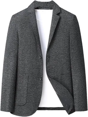 Men's Blazers Jacket Autumn Winter Men's Business Suit Coat Men's Formal Party Wedding Plus Size Blazers Coats