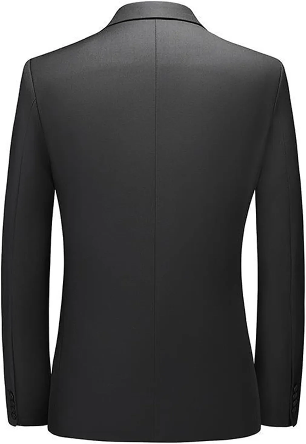 Mens Business Formal Blazer Jacket Daily Business Casual Slim Fit One Button Solid Suit Coats Notch Collar Tuxedo