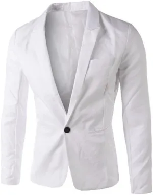 Mens Casual Blazers Classic Fit Suit Solid Formal Jackets Notched Lapel Trendy Stretch Business Sport Coat for Work Office