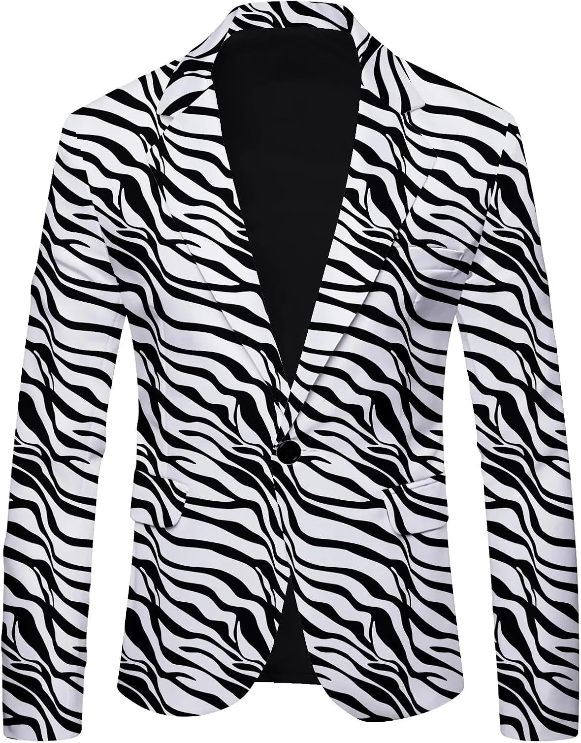 Mens Casual Slim Fit Blazer 2023 Fashion Classic One Button Business Sport Coat Lapel Comfy Lightweight Suits Formal Jackets