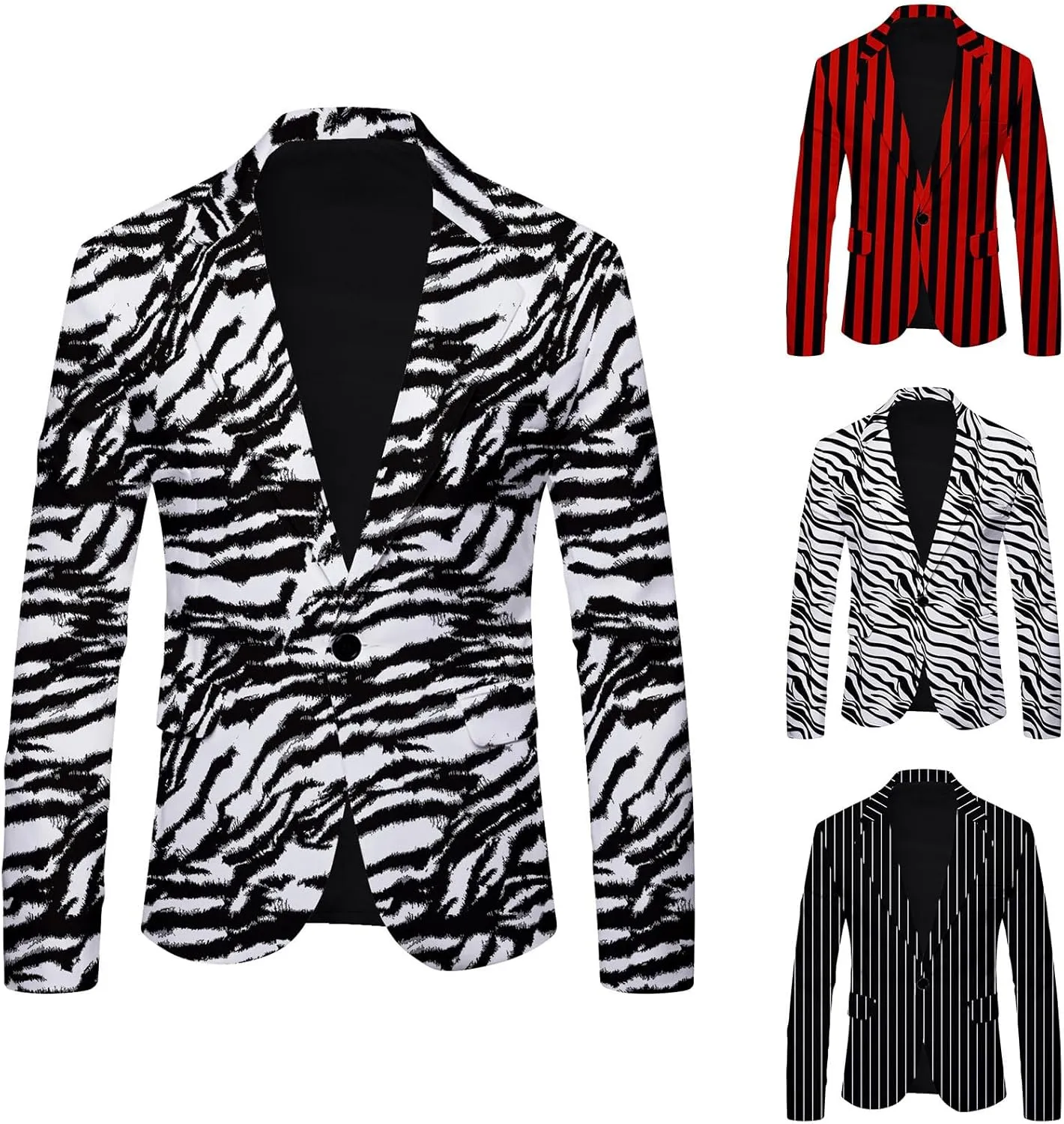 Mens Casual Slim Fit Blazer 2023 Fashion Classic One Button Business Sport Coat Lapel Comfy Lightweight Suits Formal Jackets