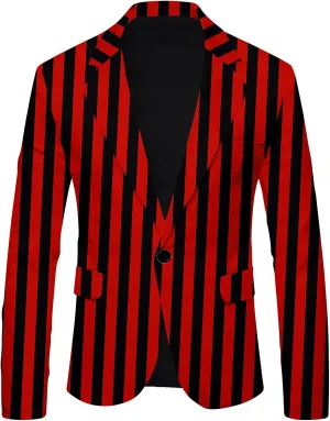 Mens Casual Slim Fit Blazer 2023 Fashion Classic One Button Business Sport Coat Lapel Comfy Lightweight Suits Formal Jackets