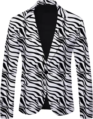 Mens Casual Slim Fit Blazer 2023 Fashion Classic One Button Business Sport Coat Lapel Comfy Lightweight Suits Formal Jackets